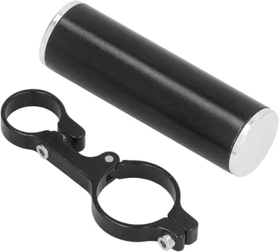 Fietsstuurverlenger - Stuur Extender - Extra Accessoires - Aluminiumlegering - 11 x 7 x 3 cm - Zwart