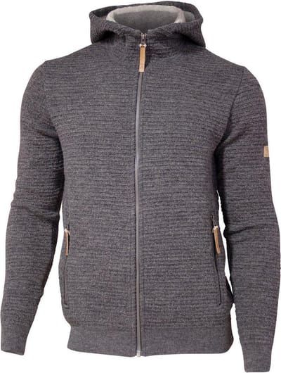 Ivanhoe vest Morel Hood Male voor heren van wol - Grey - Grijs
