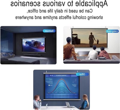 Projectiescherm Handmatig - Beamer doek - Thuisbioscoop Ervaring - Kreukvrij Ontwerp - 60 tot 120 inch - Wit