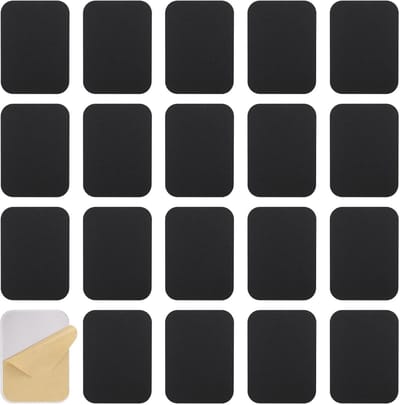 Reparatie Rozetten - Deurslot Covers - Gaten Afdekken - Zelfklevend Zonder Boren - 55 x 75 mm - Zwart