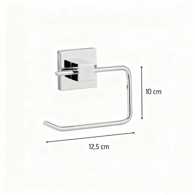 Grijze wandtoilettenpapierhouder Fackelmann Mare