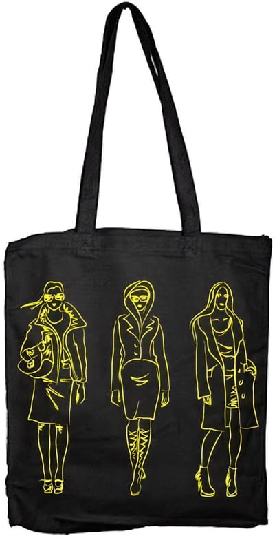 Hybris Catwalk Yellow Tote Bag SH-4-50882-LFH2-11
