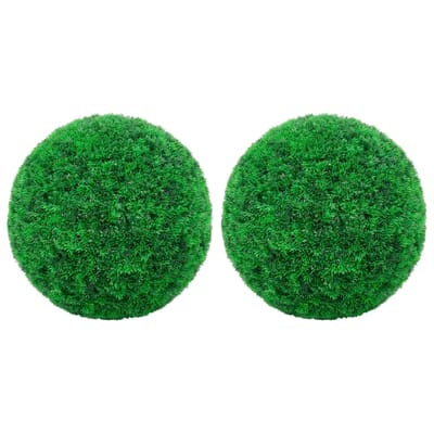 vidaXL - Kunstbuxusbollen - 2 - st - 27 - cm
