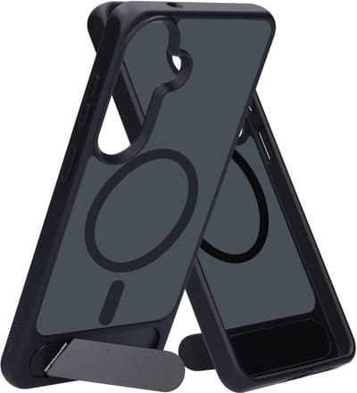 Mobiparts hoesje geschikt voor Samsung Galaxy S26 Plus - Hardcover - MagSafe - Zwart Transparant