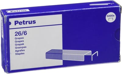 Nietjes 26/6 - doos van 5000 stuks