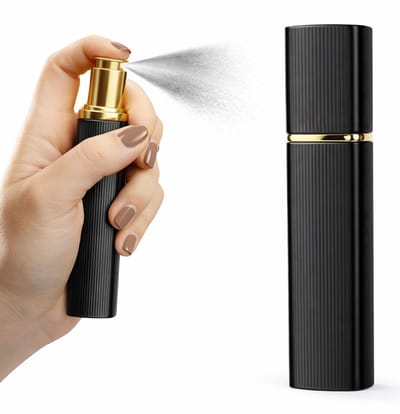Luxe Parfumverstuiver I Parfum Flesje I Mini Parfum Flesje I Reisflesje Parfum I Reisflesje I Hervulbaar I 12 ML I Zwart