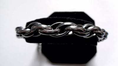 Rvs sieraden-Brede Armband - Fantasie schakel-20cm-10mm-dames en heren