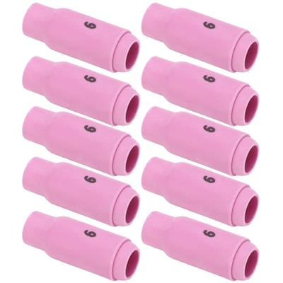 10 stuks TIG Lasbeker 10N48 6# Keramische Mondstuk Accessoire Set Kit voor WP17 18 26 Toorts