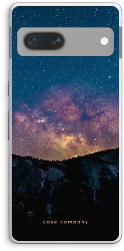 Case Company® - Hoesje geschikt voor Google Pixel 7 hoesje - Travel to space - Soft Cover Telefoonhoesje - Bescherming aan alle Kanten en Schermrand