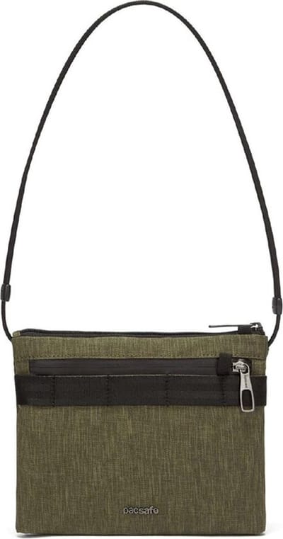 Pacsafe Metrosafe Crossbody - 2.5 L - Schoudertas - RFID-blokkerend - Anti-diefstal - Beveiligde Reistas - Groen
