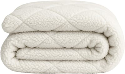 Y-NOT - Teddy Dekbed Zonder Overtrek 140x200 - Zomerdekbed - Zacht & Wasbaar - Pearl White
