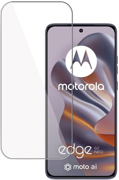 TechNow Screenprotector geschikt voor Motorola Edge 60 Neo Screenprotector - Gehard Glas - Rounded - Proteqt+