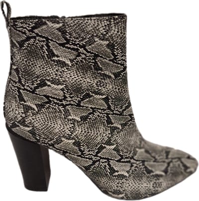 LUCKYSHOES-ENKELLAARSJE-SNAKEPRINT-LEDERLOOK-BLOKHAK 9 CM-39