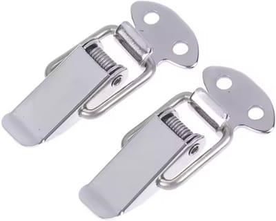 TLVX 2 stuks Zeer Sterke Spansluiting 31x55mm – Klemsluiting – Tuimelklem – Kistsluiting – Gesp Sluiting – Meubelslot – Tuimelvergrendeling – Veilig en snel afsluiten van Kisten, Lades en Deuren