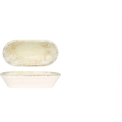 Kütahya Porselen Serveerschaal - Cinnamon - Porselein - 16x8 cm (180cc) - set van 2