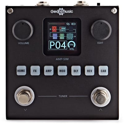 Guitar Multi Effects & Amp Simulator Pedal by Gear4music