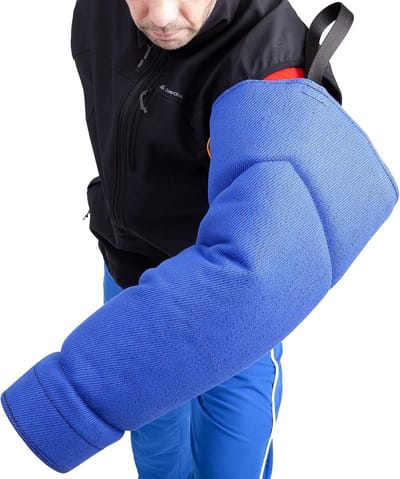 Honden Bijttraining Mouw - Hondensport Hulpmiddel - Puppy Bijtontwikkeling - Handgemaakt Jute Materiaal - 62 x 26 x 10 cm