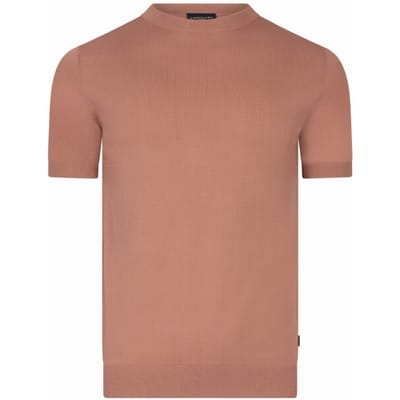 Cavallaro Napoli T-Shirt Milo Round Neck Comfort Fabric Blend Oud Roze / male