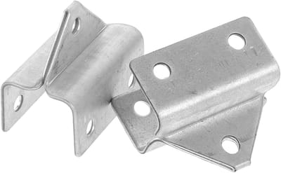 Laddervoet Adapter - Ladder Accessoire - Stabiliteit Vergroten - Robuust Aluminium - 5x4.5x3.5cm - Zilver