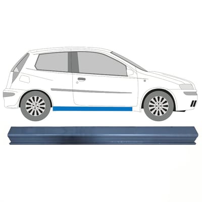 Reparatie dorpel voor Fiat Punto II 1999-2010 / Links = Rechts (symmetrisch)