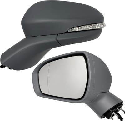 BILMAX Linker Buitenspiegel Vervanging voor Ford Mondeo V 2014–2022, Elektrisch Verstelbaar, Verwarmd, Met Richtingaanwijzer, Gegrond, 6-Pins (Bestuurderszijde)
