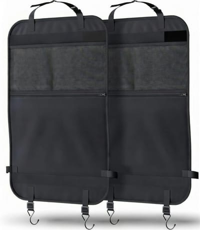 Famanu – Autostoel zij-organizer set van 2, ophangbare opbergtassen voor vrachtwagen, bestelwagen en suv