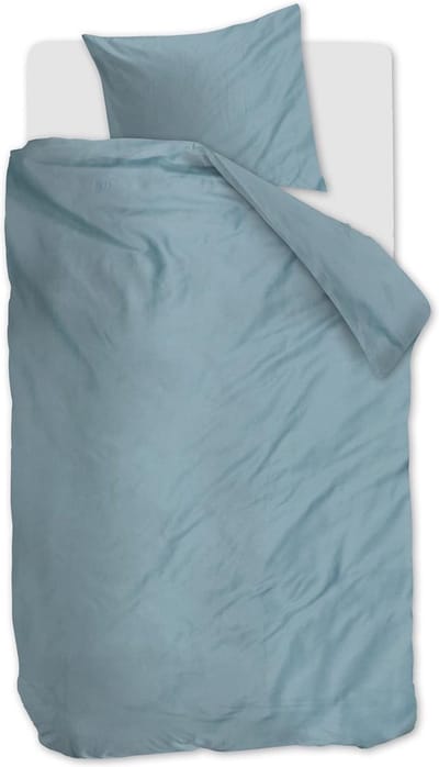 Beddinghouse Change dekbedovertrek - Effen - Eenpersoons - 140x200/220 cm - Blauw Grijs