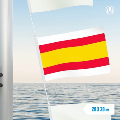 Vlaggenclub Vlag Lemmer - Lemstervlag 20x30cm voor boot en buiten - Topkwaliteit