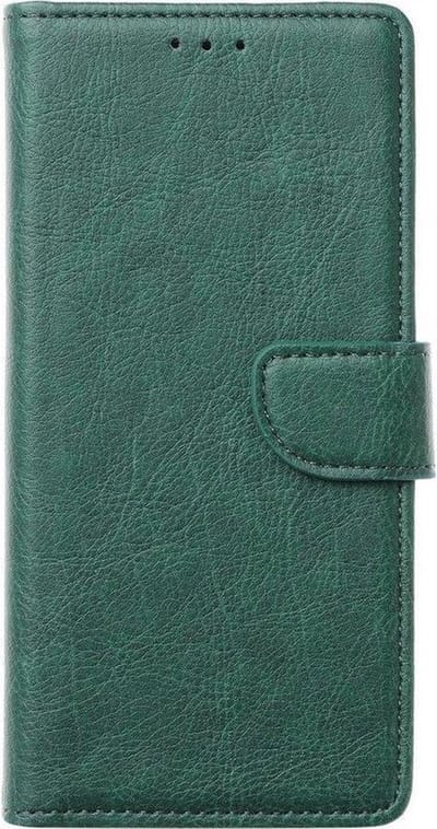 Hoesje geschikt voor Samsung Galaxy M12 hoesje bookcase Groen van LuxeBass - telefoonhoes - gsm hoes - telefoonhoesjes