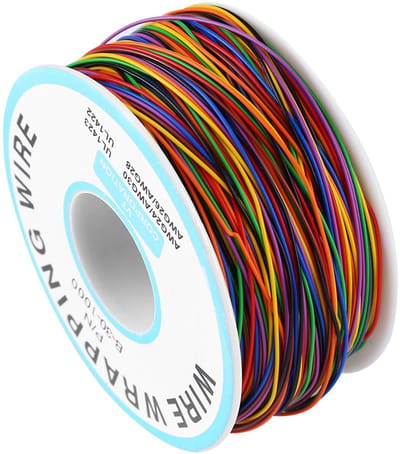 Dailygoody - Dunne Elektrische Kabel - Gekleurde Isolatie - Flexibel en geïsoleerd - 8Wire 250M - Voor elektronisch testgebruik - Perfect voor hobbyist