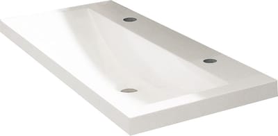 Sanifun wastafel Alliss 1000 x 360 x 115 mm