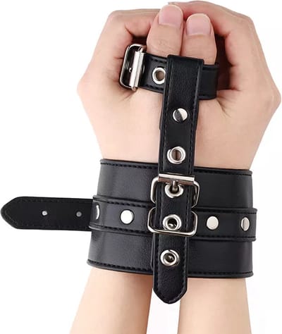 Kiotos Leather - Single Polsboei Met Duimslot
