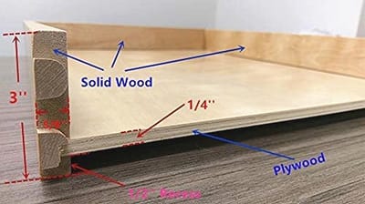 Uittrekbare Keukenlade met Houten Planken en Zijhouders voor Keukenkasten