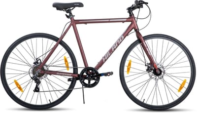 HILAND Clifford Racefiets - 700 x 32C - 7 Versnellingen - Lichtgewicht Aluminium Frame - Mechanische Schijfremmen - Heren & Dames - Commuter Bike