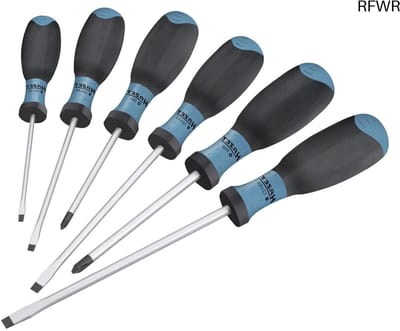 RFWR® Schroevendraaierset 6-delig met Antislip Handvat en Verschillende Profielen
