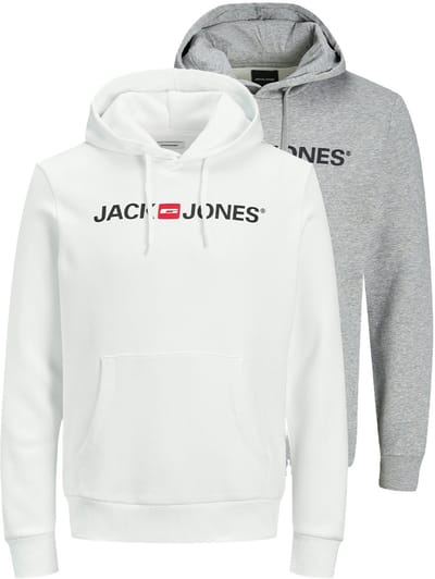 Jack & Jones Heren hoddie 2 pack Corp