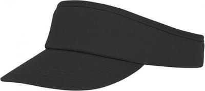 Bullet Sunvisor zonneklep voor volwassenen - Zwart - Katoenen verstelbare zonneklep - Dames/heren