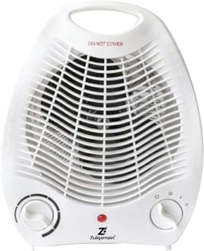 Elektrische Verwarmer - Compacte Kachel - Snelle Ruimte Verwarming - Verstelbare Thermostaat - 22x14x26 cm - Wit