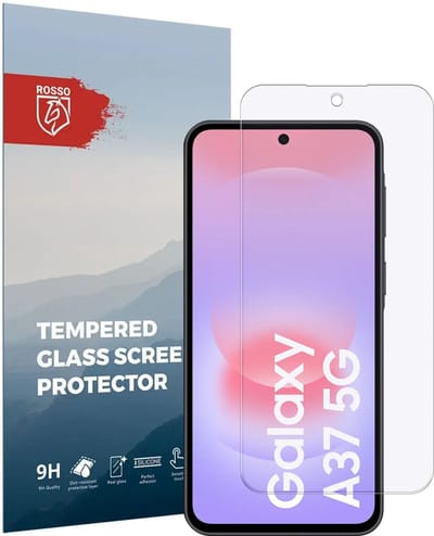 Rosso Screen Protector Geschikt voor Samsung Galaxy A37 | 9H Tempered Glass | Glasplaatje | Beschermlaag | Beschermglas | 9H Hardheid