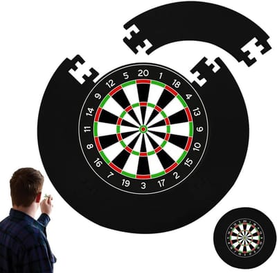 Dartbord Beschermring, Surround Catcher Ring voor Dartbord met een Diameter van 45 cm, Ideaal voor Wandbescherming en Dartspellen