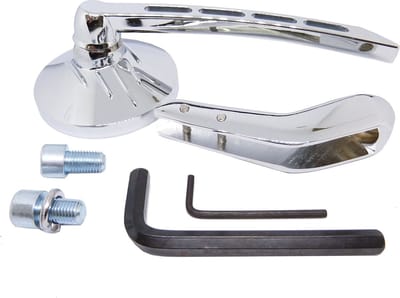 Highway Hawk 91-740R Spiegel rond rechter handvat verstelbaar motorfiets