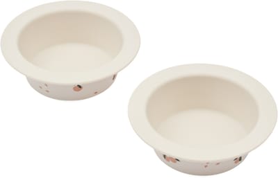 Liewood Peony Printed Zuignapkommen 2-Pack - Peach / Sea Shell