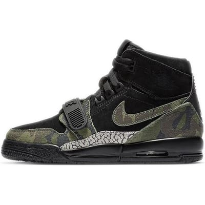 Air Jordan Legacy 312 'Black Camo Green' GS AT4040-003 38
