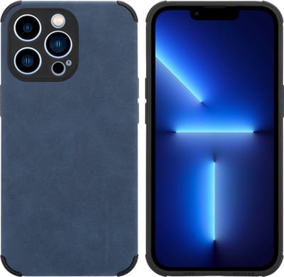 Cadorabo Hoesje geschikt voor Apple iPhone 11 PRO in Saffier Blauw - Beschermhoes gemaakt van TPU-silicone Case Cover met fijne faux-suède achterzijde