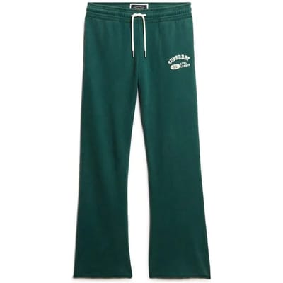 Superdry - Athletic Essentials joggingbroek met lage taille en wijde pijpen - Dames - Broeken