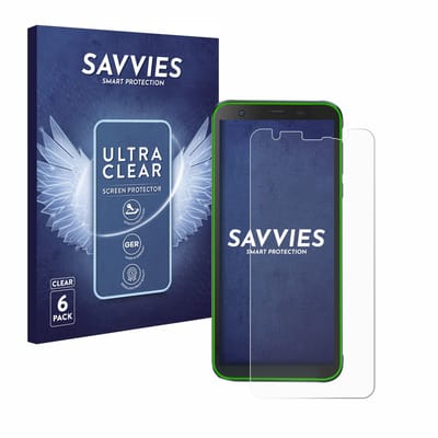 Savvies - Screenprotector voor Blackview BV6300 Pro - Folie Beschermfolie transparant 6 Stuks