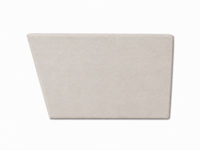 Paletten Hoekkussen Rechts Lichtbeige 70 x 40 cm – Rugkussen voor Palletbank van Schuim – Tuinkussen voor Loungehoek, Balkon en Terras