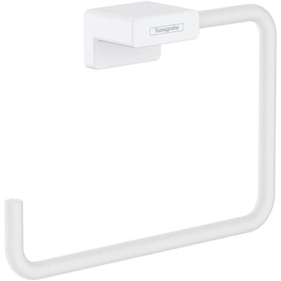 Hansgrohe Addstoris Handdoekring - 18.9x12cm - mat wit