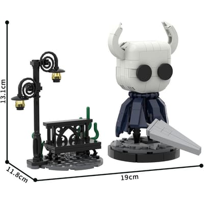 Gobricks MOC Hollow Knight Bouwstenen Set Straatlantaarn Scène Uitgeholde Stenen Geest Actiefiguur Speelgoed Cadeau