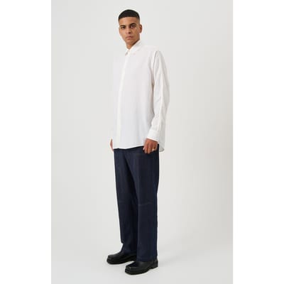 Soulland Damon Shirt Off White Multi Größe: XXS/XS | Business hemden Outlet | Unisex | Weiß